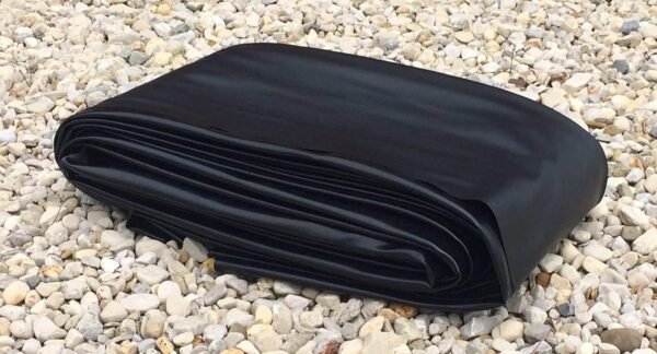 Rubber Heavy Sheet Black (25 ft x 30 ft) 500 GSM Fish Pond Liner Garden Pools HDP EMembrane Reinforced - Image 2