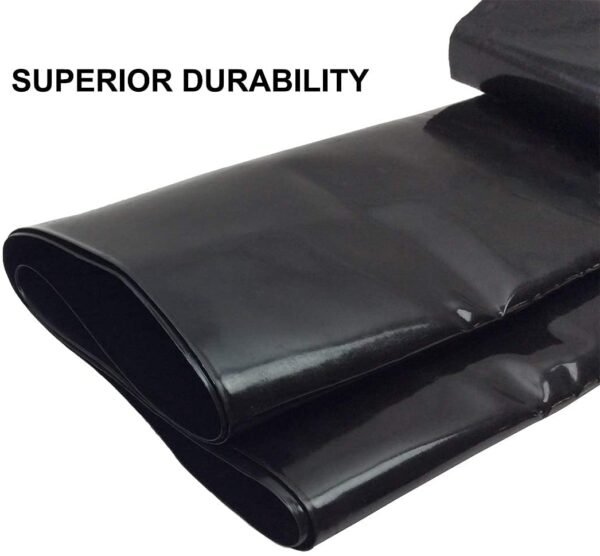 Rubber Heavy Sheet Black (18 ft x 50 ft) 500 GSM Fish Pond Liner Garden Pools HDPE Membrane Reinforced - Image 2